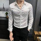 Britischer Stil Digitaldruck Business Gentlemen Hemd, Größen 3XL - M