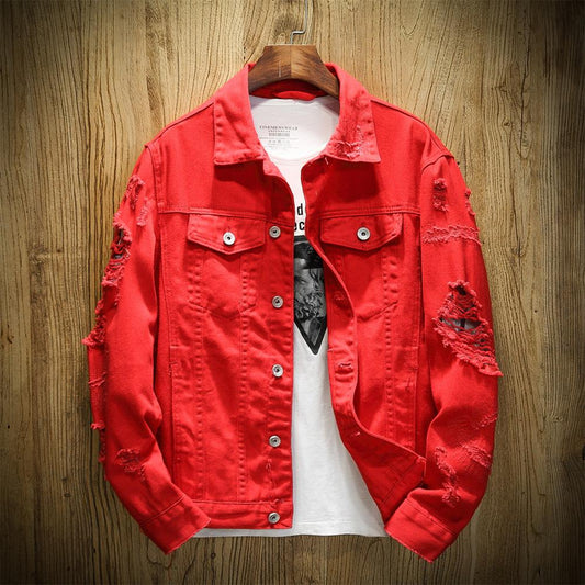 Neue Frühling-Herbst Männer Jean Jacke, Streetwear Baumwolle Denim Jacke