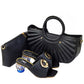Mode Marken Hausschuhe für Damen Elegante Fersen, Sandalen und Taschen-Set