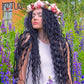 7 Stück / Lot Curly Hair Bundles mit Verschluss, Synthetische Hair-extensions
