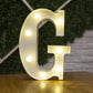 Alphabet Buchstaben LED-Leuchten, Leuchtzahl Lampe, Dekor Batterie, Nachtlicht für Zuhause Hochzeit Geburtstag Weihnachtsfeier Dekoration