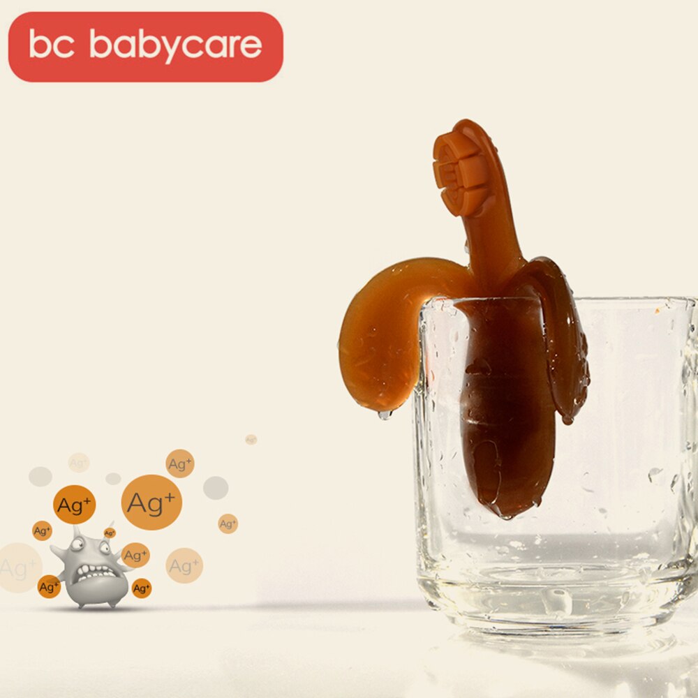 Trainingszahnbürste für Babys, hochwertiges Silikon