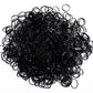 500Pcs/Pack bunte kleine Einweg-Haarbänder elastisches Gummiband Pferdeschwanzhalter, Haarschmuck für Mädchen