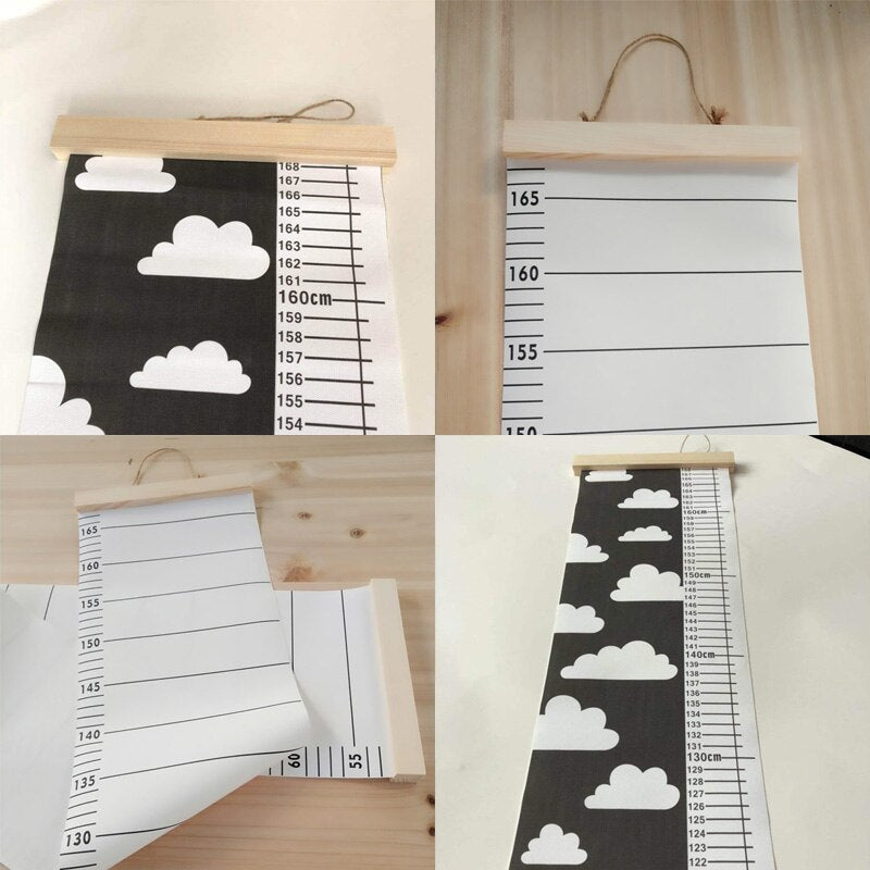 Kinder Messlatten Kinder Höhe Maßnahme Wachstumstabelle Tragbare Nette Wandaufkleber Home Raumdekoration für Kleinkinder  Ruler Kids Room 50CM-170CM Wind Chimes Hanging Decor Growth Chart Ruler Scandinavian Decor Nordic Style