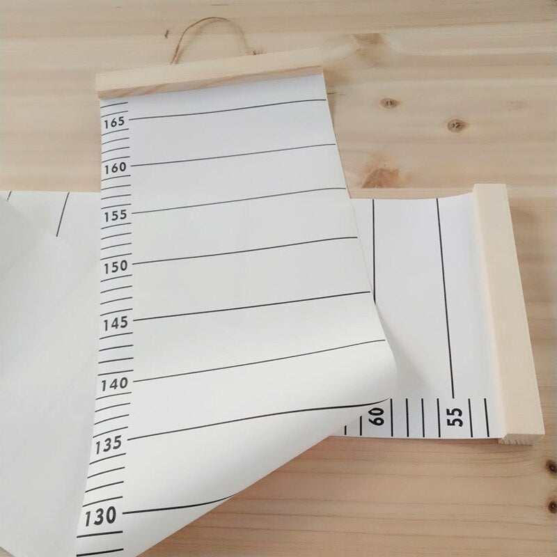 Kinder Messlatten Kinder Höhe Maßnahme Wachstumstabelle Tragbare Nette Wandaufkleber Home Raumdekoration für Kleinkinder  Ruler Kids Room 50CM-170CM Wind Chimes Hanging Decor Growth Chart Ruler Scandinavian Decor Nordic Style