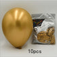 Gold-Silber-Metall-Latexballons 18, 30, 40, 50, 60, 70 Jahre Zahl, Alles Gute zum Geburtstag Jubiläum Partydekoration Erwachsener Folienballon Geschenk