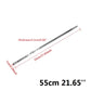 55CM Edelstahl-Grillspieß-Sticks BBQ-Gabel-Set Kabob-Spieße mit langem Griff
