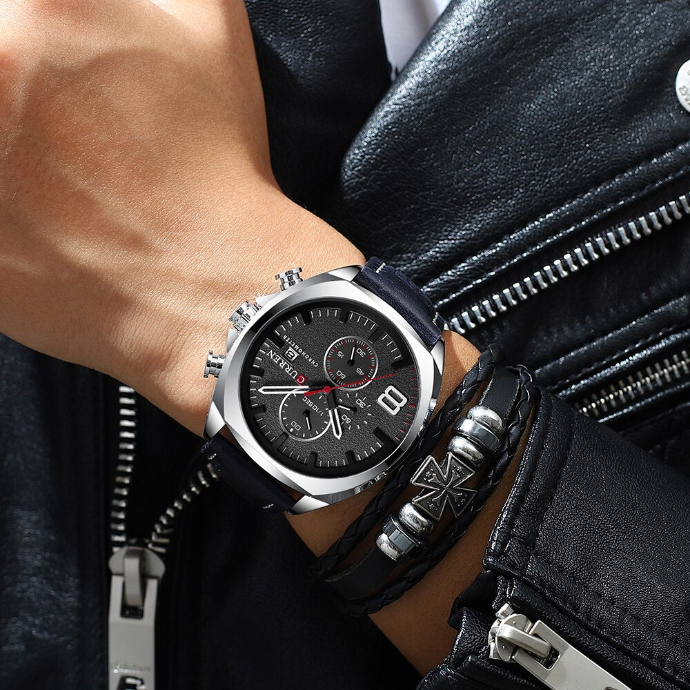 Multifunktion Sportuhr für Männer, Wasserdicht, Armbanduhren