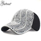 Neue verstellbare Baseballmützen für Frauen, Strass Hut Lady Girl