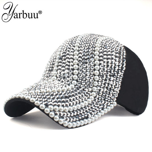 Neue verstellbare Baseballmützen für Frauen, Strass Hut Lady Girl