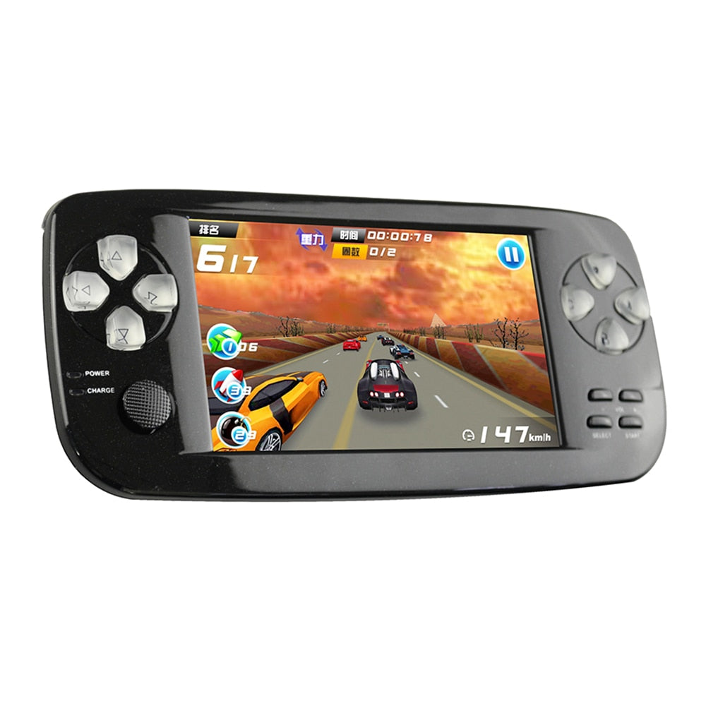 4,3-Zoll-tragbare Handheld-Spielekonsole 64-Bit-Video-Videospiel-Player Eingebautes 3000-Spiele-Kindergeschenk