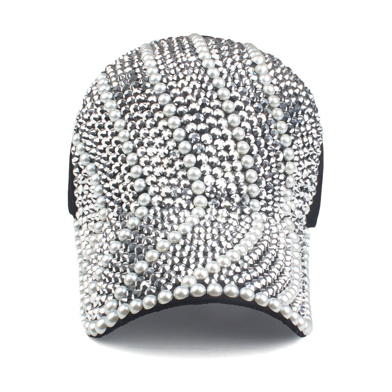 Neue verstellbare Baseballmützen für Frauen, Strass Hut Lady Girl