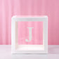 Staraise Transparent Letter A-Z Box Custom Baby Name Balloon Box Girl Boy Baby Shower Decorations Baby 1st Birthday Party Decor