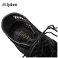 High Heel Eilyken Model 2023 Schwarz, Sommer Sandalen Lace Up