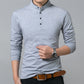 T-Shirts Langes Hemd mit Stehkragen