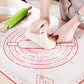 Antihaft-Silikon-Backmatte, Pizza-Teigmaschine, Kneten, Ausrollen, Teigunterlage, Backformen, Kneten