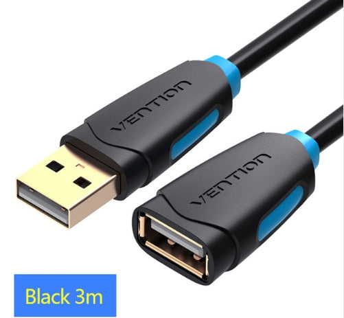 Vention USB2.0 Extension Cable Male to Female Extender Cable USB2.0 Cable Extended for laptop PC USB Extension Cable  Data Cable