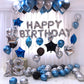 Gold-Silber-Metall-Latexballons 18, 30, 40, 50, 60, 70 Jahre Zahl, Alles Gute zum Geburtstag Jubiläum Partydekoration Erwachsener Folienballon Geschenk