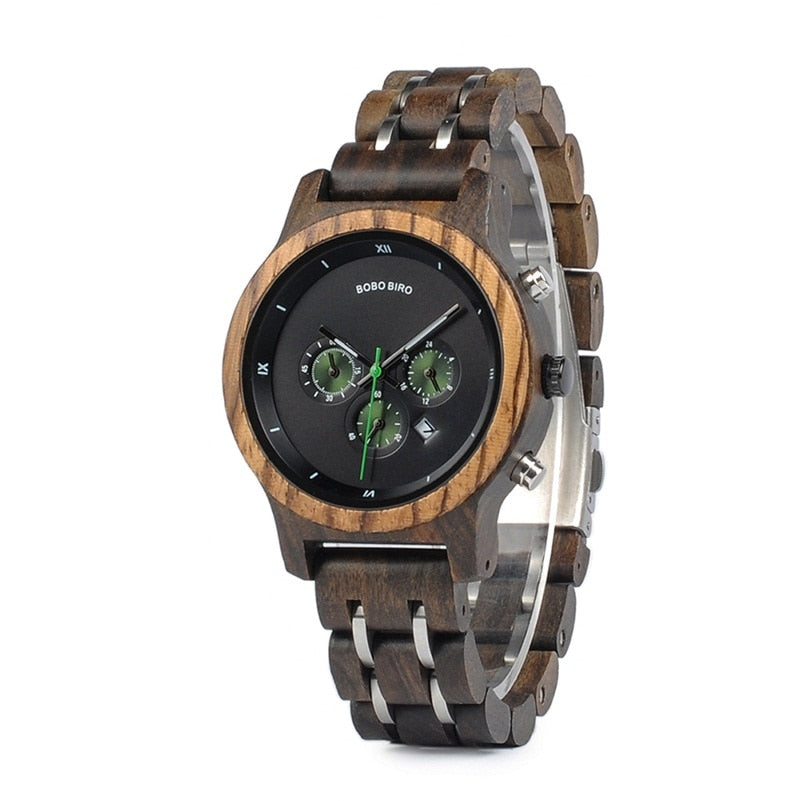 Damen Holz- Armbanduhr,  handgefertigt