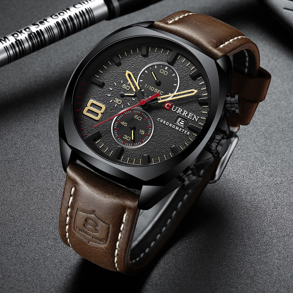 Multifunktion Sportuhr für Männer, Wasserdicht, Armbanduhren