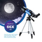 Teleskop mit verstellbarem Stativ-Telefonadapter, Terrestrial Space Monocular für Anfänger