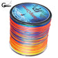 Geflochtene Angelschnur, 500 m, mehrfarbig, superstark, japanische Multifilament-PE-Geflechtschnur, 10, 20, 30, 40, 60, 80, 100 LB