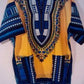 2023 neue Mode Design afrikanischen traditionellen Druck 100% Baumwolle, Dashiki T-Shirt für Herren