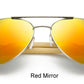 Ralferty Vintage Pilot Wood Sonnenbrille Herren & Damen UV400, Gradient Sonnenbrille