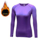 15% Elasthan Add Wool Damen-Fitness T-Shirt, Langarm  Workout Bluse