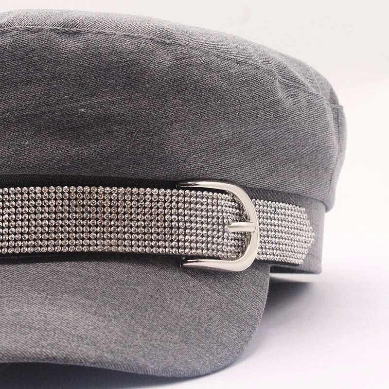 Baumwollhut frühling / winter mode für Frauen, britischer stil warme retro Zeitungsjungenmützen militärische achteckige kappe