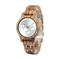 Damen Holz- Armbanduhr,  handgefertigt