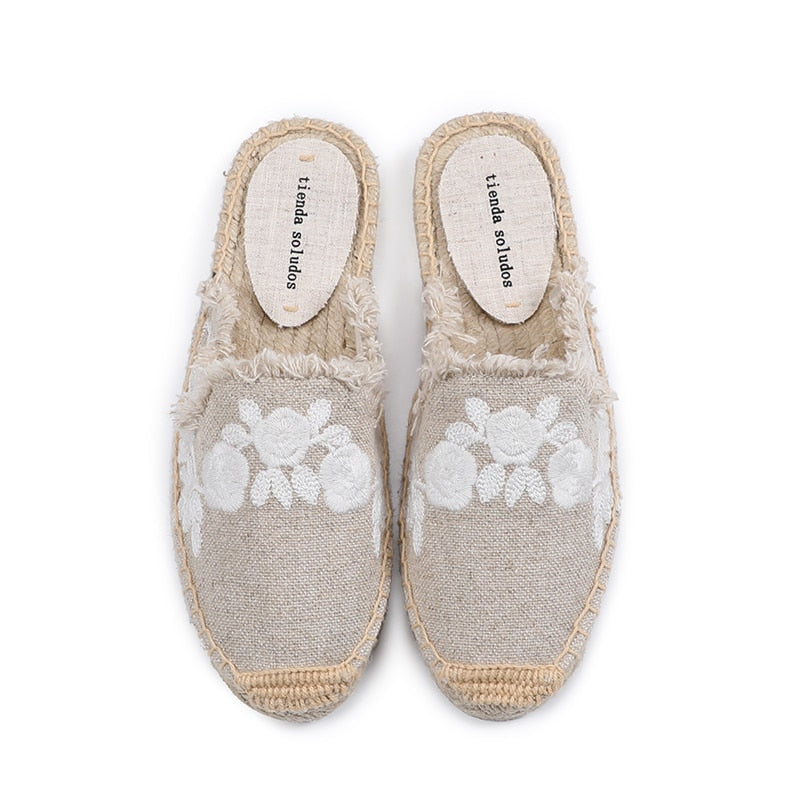 2023 Neue Hausschuhe Pantufas aus Baumwollgewebe