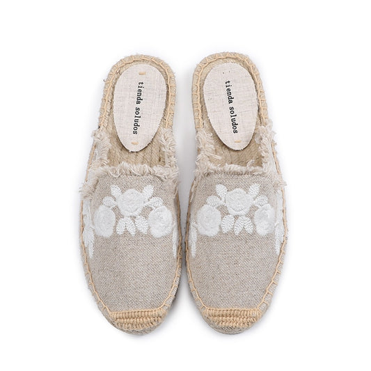 2023 Neue Hausschuhe Pantufas aus Baumwollgewebe