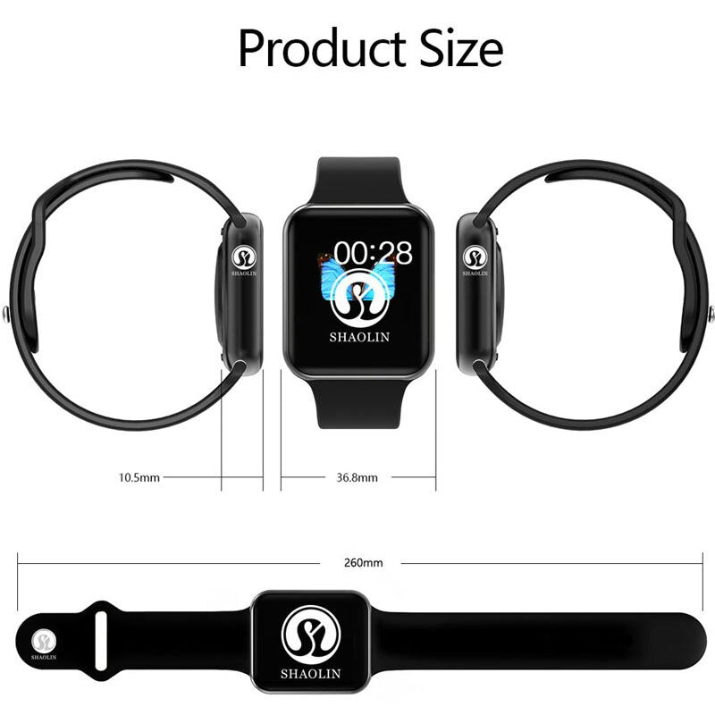 Eine Smartwatch Series 4 Bluetooth Smart Watch Men mit Telefonanruf-Fernkamera für IOS Apple iPhone Android Samsung HUAWEI