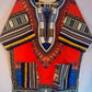 2023 neue Mode Design afrikanischen traditionellen Druck 100% Baumwolle, Dashiki T-Shirt für Herren