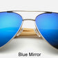 Ralferty Vintage Pilot Wood Sonnenbrille Herren & Damen UV400, Gradient Sonnenbrille