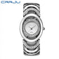 CRRJU Marke neue Mode Damen Armbanduhren, Luxus Gold Quarz Armbanduhren für Frauen