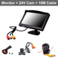 Auto LKW Bus 5 Zoll 12V 24V HD LED Stand Monitor Bildschirm mit Rückansicht, Rückfahrkamera, Parken Kit Combo Home CCTV