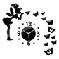 Top-Mode neue Hauptdekoration, 3D-Spiegel-Acryluhren sicheres modernes Design Wanduhr