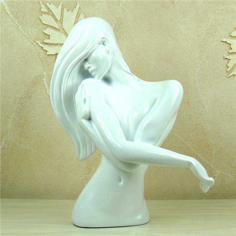 Abstrakte nackte Frauenbüste, handgefertigte Harz-Belle-Skulptur, menschliche Körperkunst, Ornament, Geschenk für Liebhaber, für die Einrichtung von Schlaf- und Wohnzimmerdekorationen