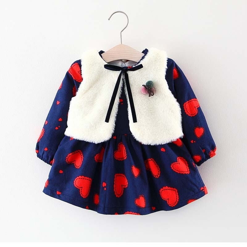 Herbst/ Winter Humor Bär Baby Mädchen-Kleidung