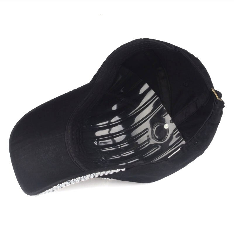 Neue verstellbare Baseballmützen für Frauen, Strass Hut Lady Girl