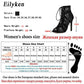 High Heel Eilyken Model 2023 Schwarz, Sommer Sandalen Lace Up