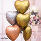 Gold-Silber-Metall-Latexballons 18, 30, 40, 50, 60, 70 Jahre Zahl, Alles Gute zum Geburtstag Jubiläum Partydekoration Erwachsener Folienballon Geschenk