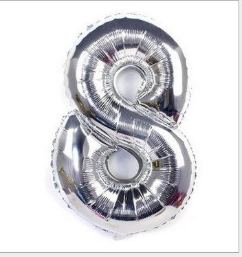 Gold-Silber-Metall-Latexballons 18, 30, 40, 50, 60, 70 Jahre Zahl, Alles Gute zum Geburtstag Jubiläum Partydekoration Erwachsener Folienballon Geschenk