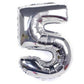 Gold-Silber-Metall-Latexballons 18, 30, 40, 50, 60, 70 Jahre Zahl, Alles Gute zum Geburtstag Jubiläum Partydekoration Erwachsener Folienballon Geschenk