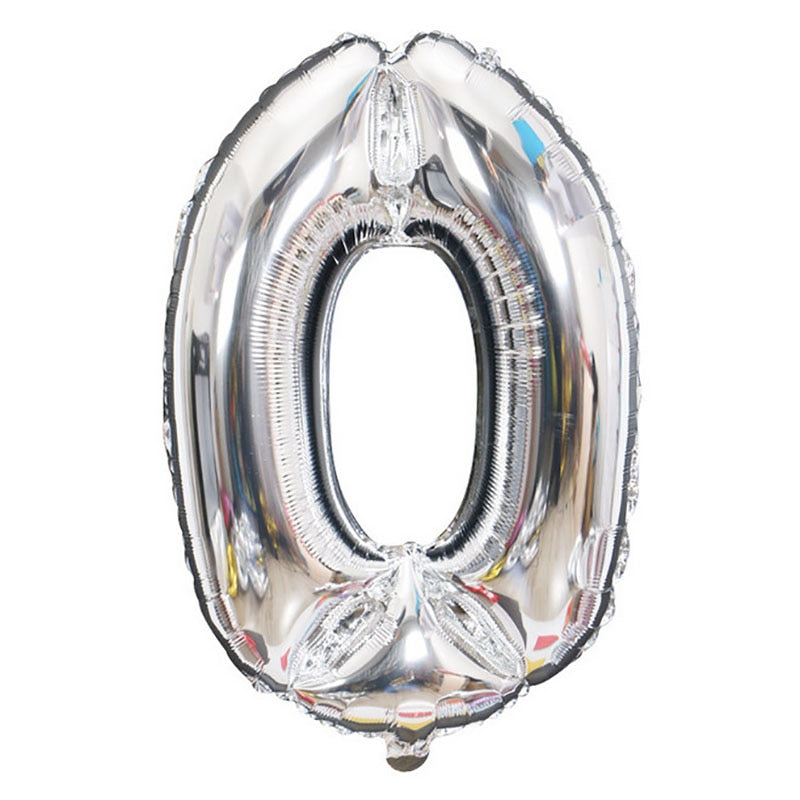 Gold-Silber-Metall-Latexballons 18, 30, 40, 50, 60, 70 Jahre Zahl, Alles Gute zum Geburtstag Jubiläum Partydekoration Erwachsener Folienballon Geschenk