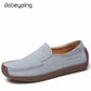 Wildleder Damen Turnschuhe, Mokassins Damenschuhe