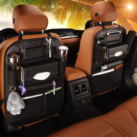 Auto sitz zurücklagerung Organizertasche aus Leder, Universal Multifunktionslagerung box zum Verstauen, Aufräumen