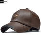 [NORTHWOOD] Marke Herbst Winter Leder Baseball Cap für Männer und Frauen